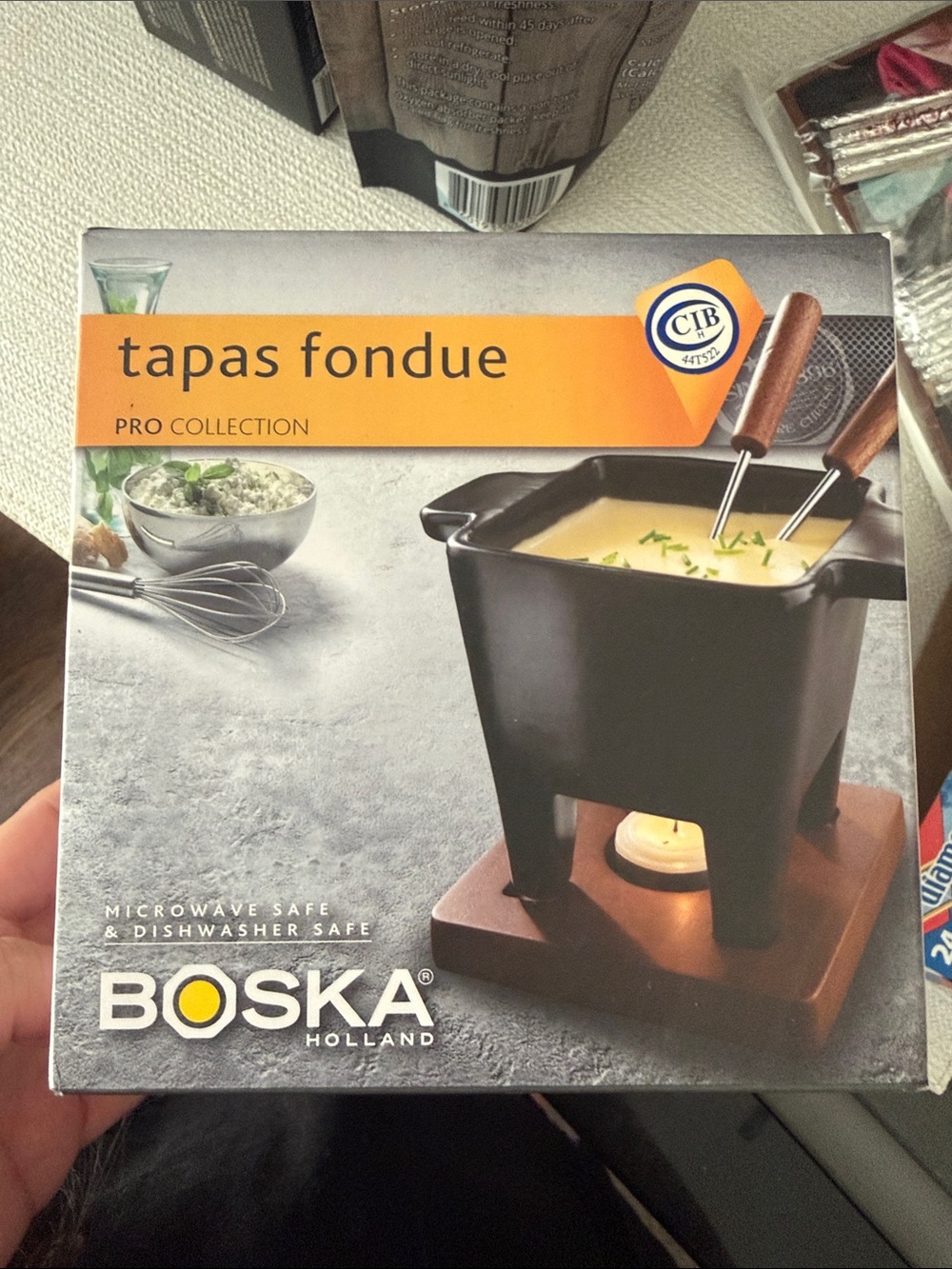 Boska Tapas Fondue Pro Collection - Black Ceramic Fondue Pot